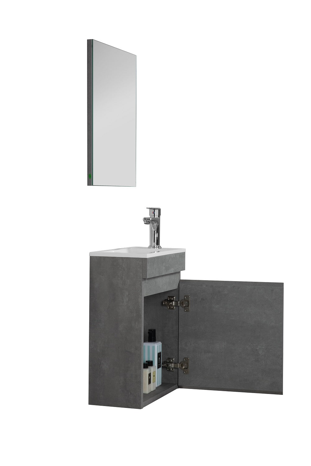 Simple Mirror with Frame 16in