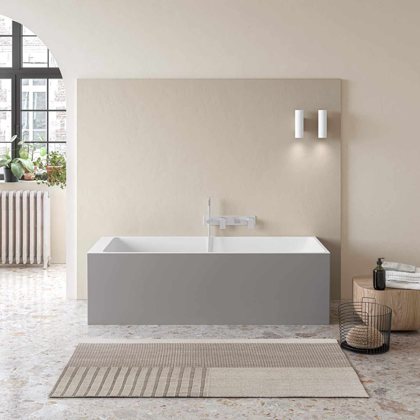 Bobsleigh Freestanding Bathtub