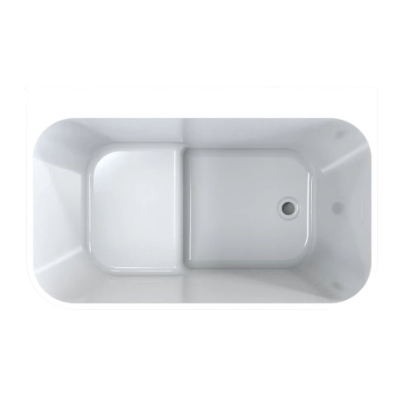 47in Compact Bathtub with Seat