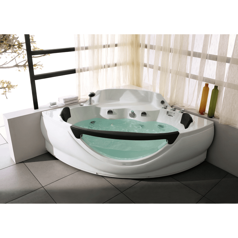 60in Corner Bathtub JetWave