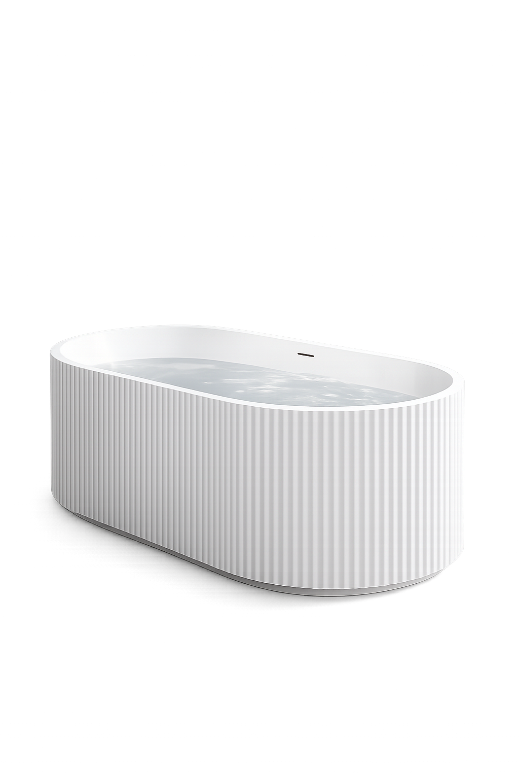 Bella Freestanding Bathtub with 360° Textured Pattern, 67in