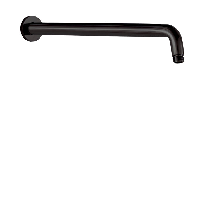 18" Wallmount Shower Arm with Round Flange - Electro Black