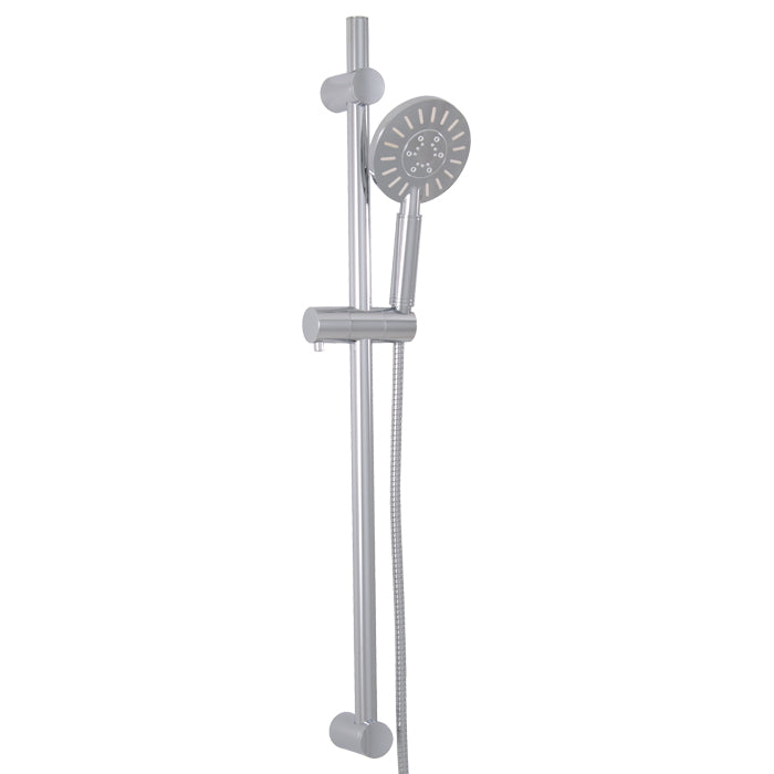 Round Shower Rail - Polished Chrome