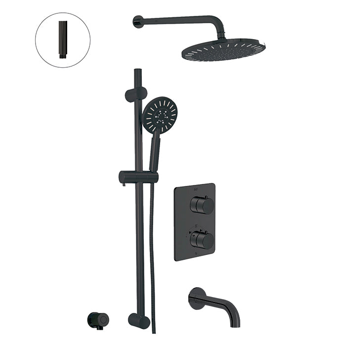 Via Dante Thermostatic Shower System – 3 Functions