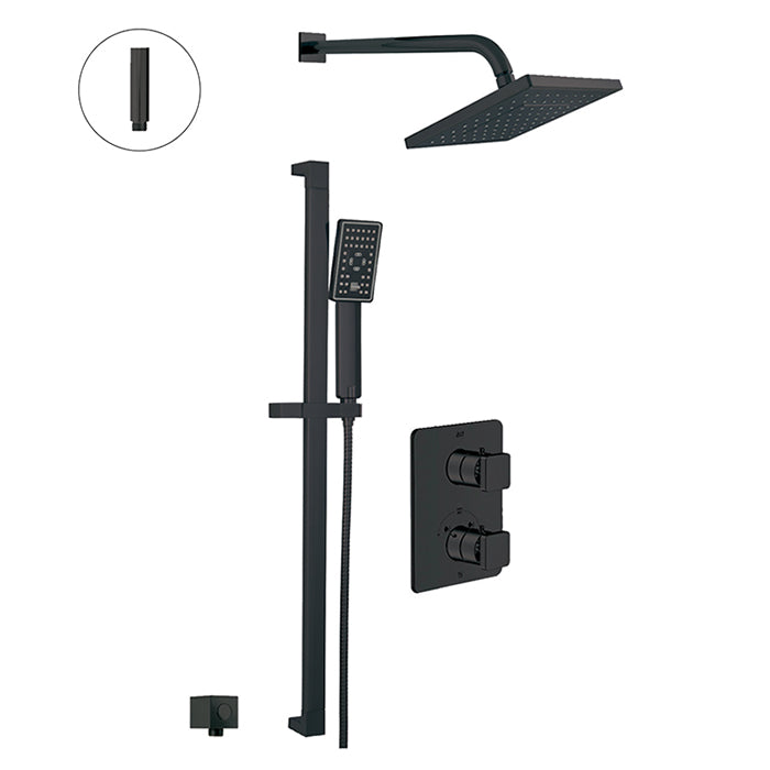 Riga Thermostatic Shower System – 2 Functions