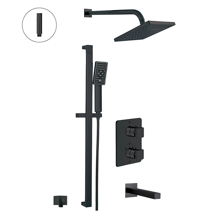 Riga Thermostatic Shower System – 3 Functions
