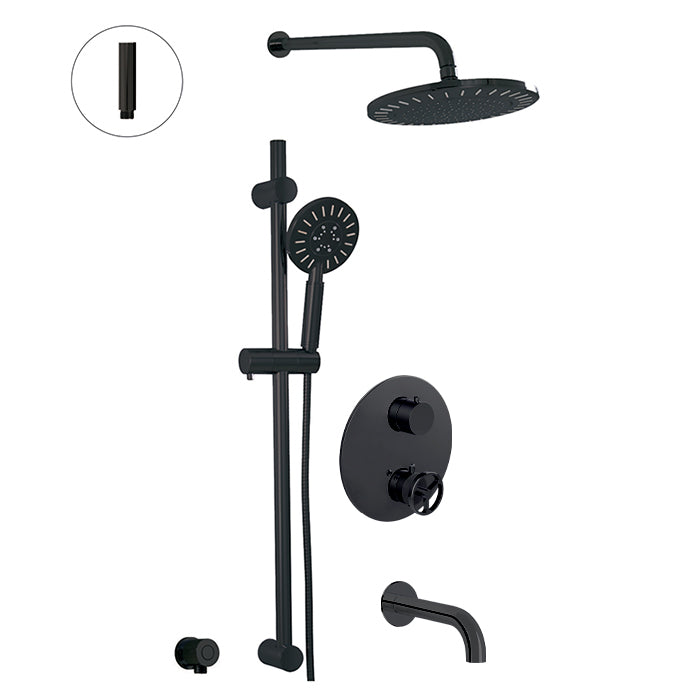 1840 Thermostatic Shower System – 3 Functions