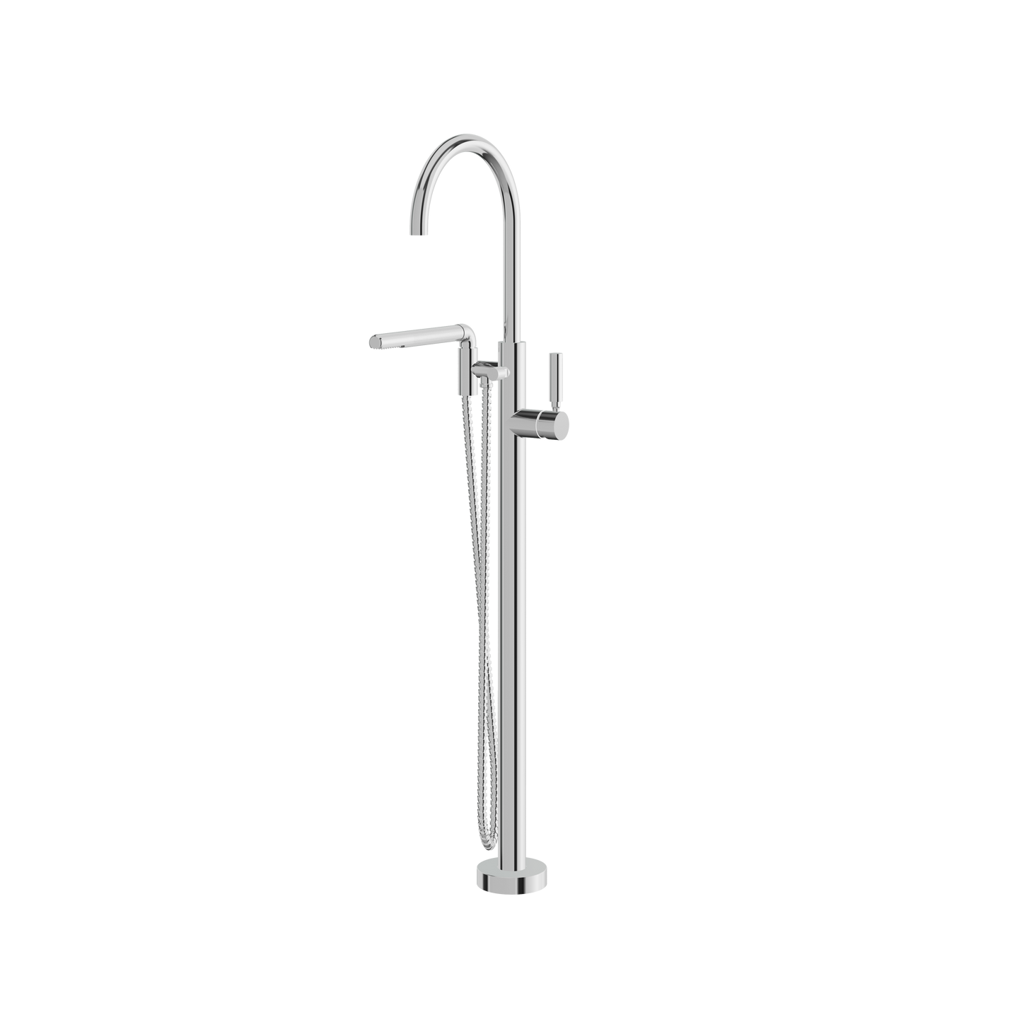 Aquabrass Aria Floormount Tub Filler With Hshw