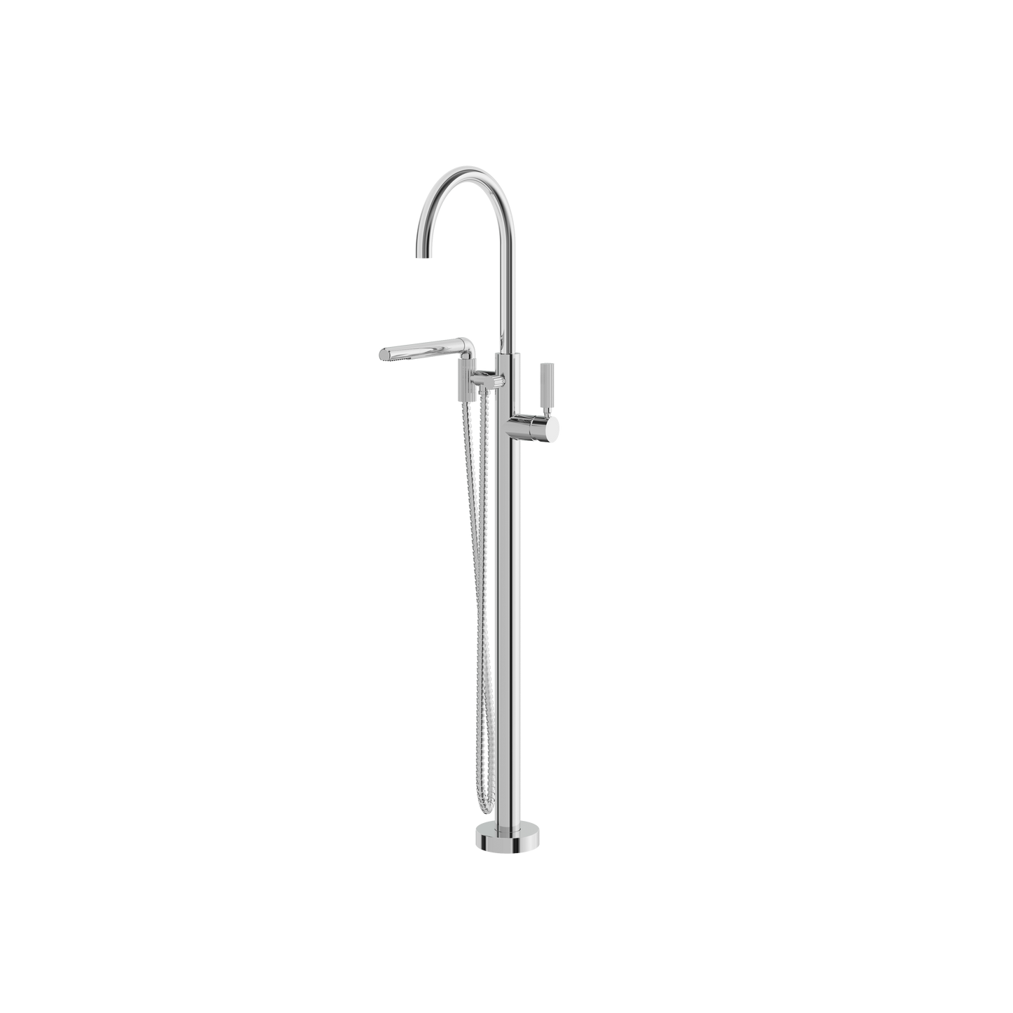Aquabrass Montebello Floor Tub Filler With Hshw