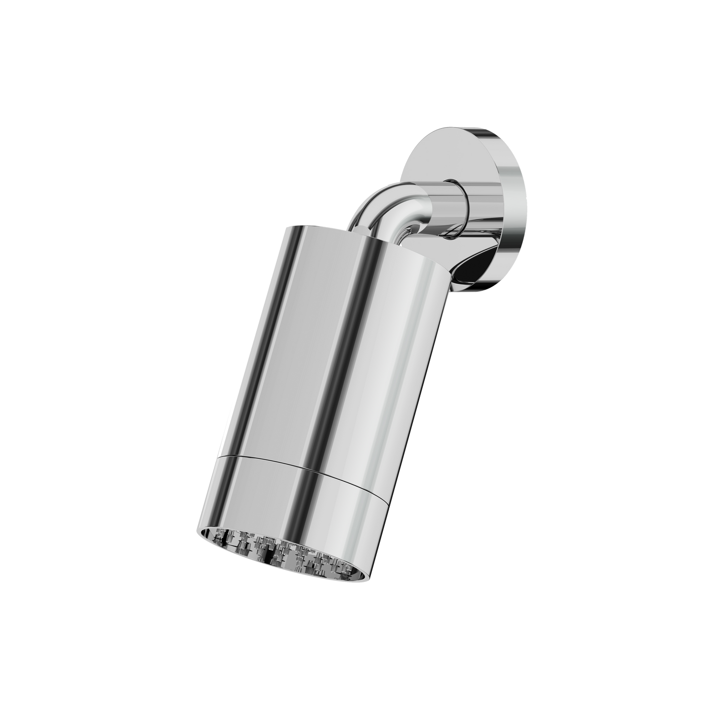Aquabrass Rainhead With Wall Arm-Smooth Ring