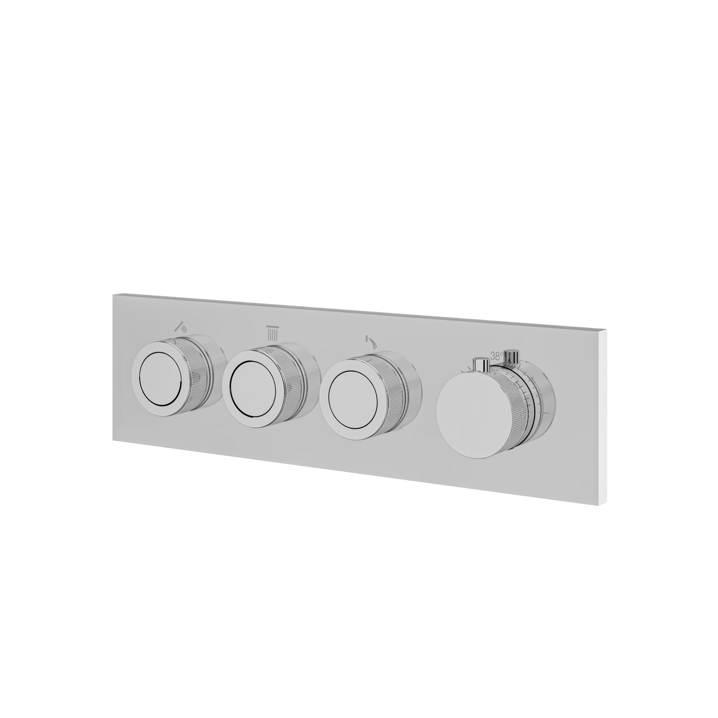 Aquabrass Touch 3 Way Shower Trim