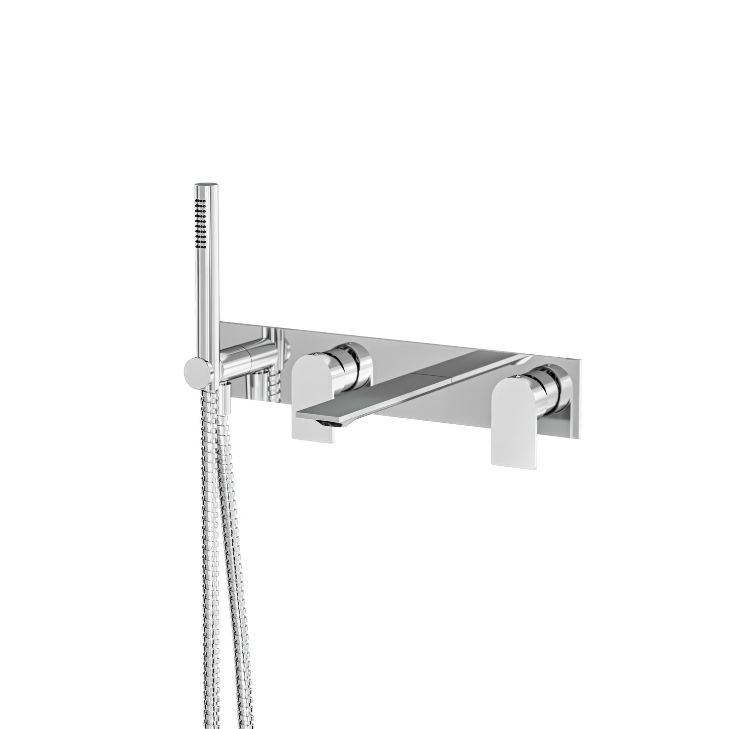 Aquabrass Alpha Wall Tub Filler With Hs-Trim