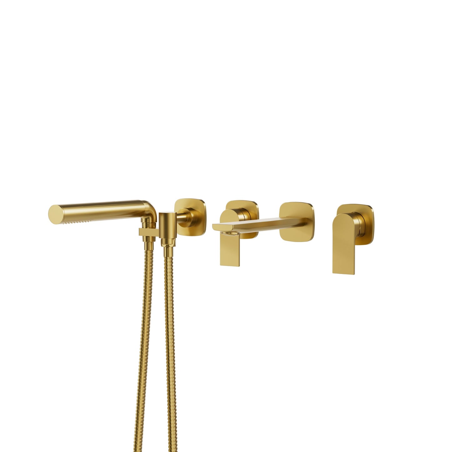 TMR Plus Wallmount Tub Filler with Handshower – Sunset PVD