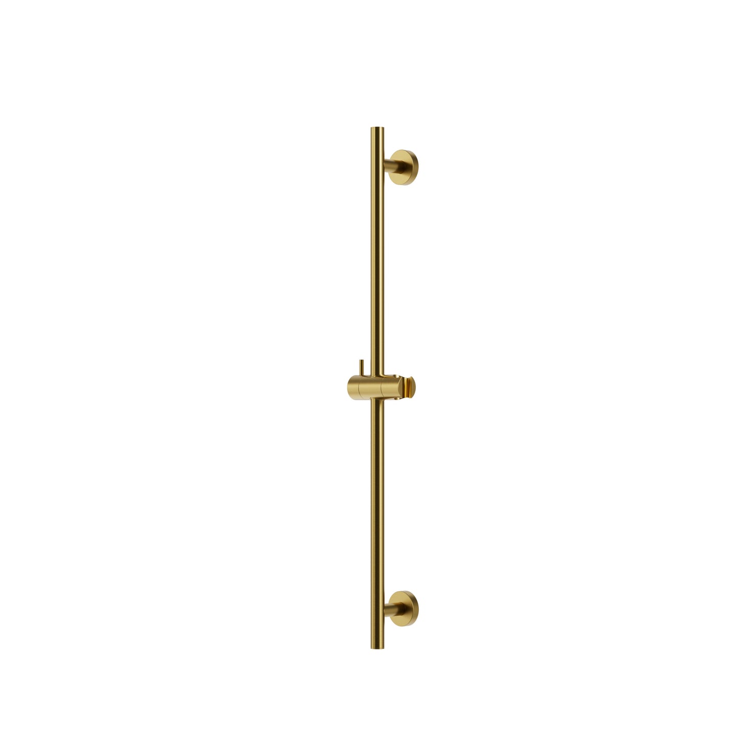Round Shower Rail with Round Flanges – Sunset PVD