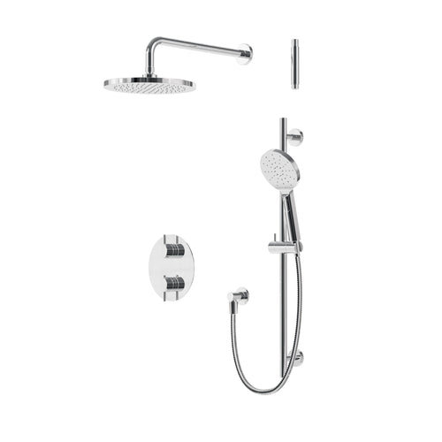 Umix Thermostatic Shower Trim Kit – Round 2-way Shared