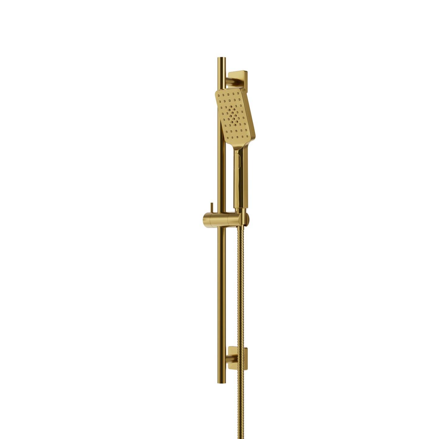 Complete Square Shower Rail with 3-Function Handshower – Sunset PVD