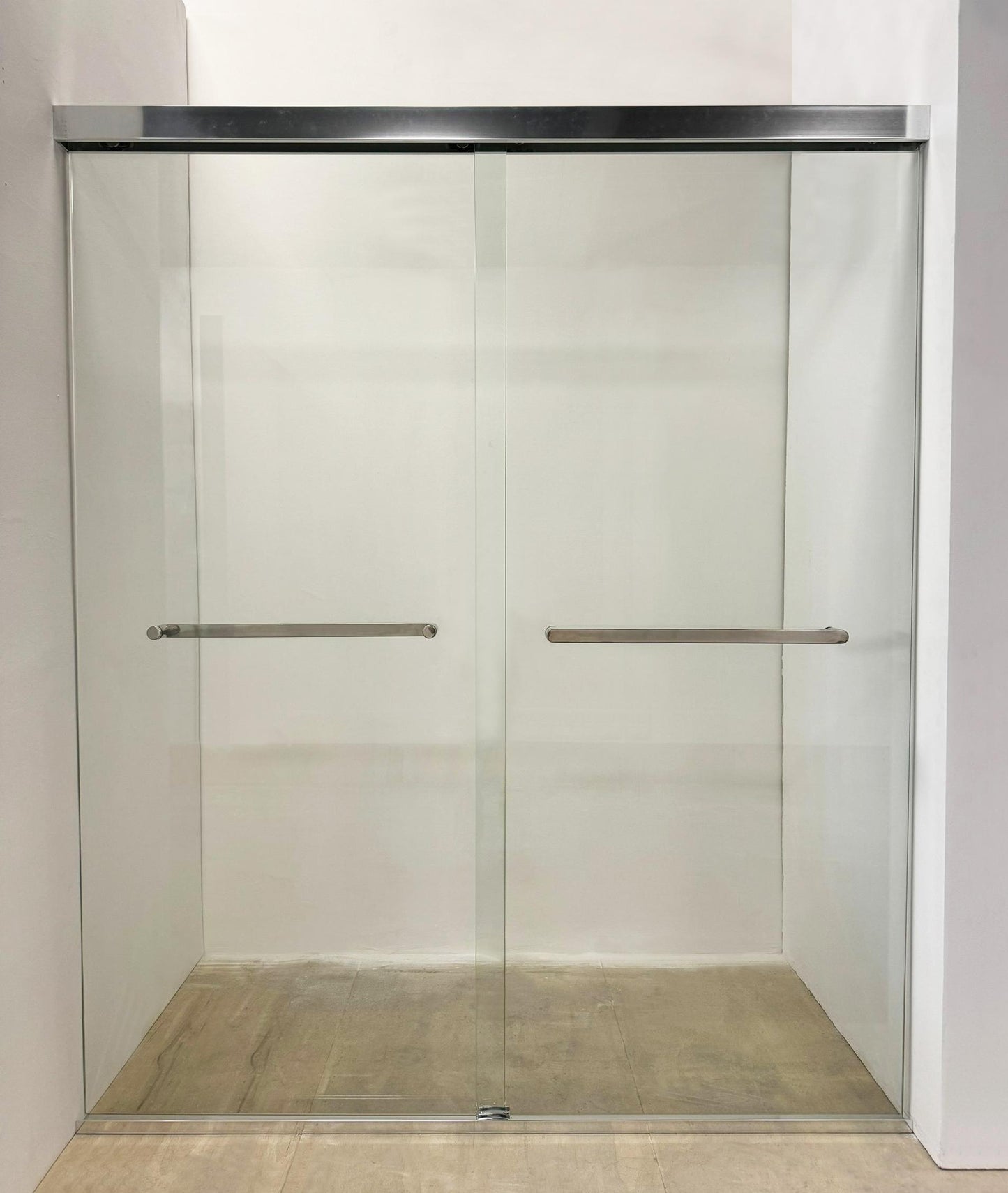 BL-N603-NF Frameless Double Sliding Shower Door