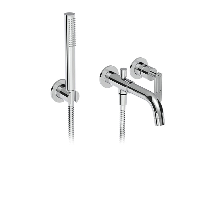 1840 Wallmount Tub Filler with Handshower