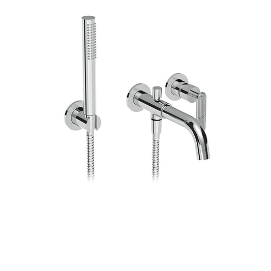 1840 Wallmount Tub Filler with Handshower