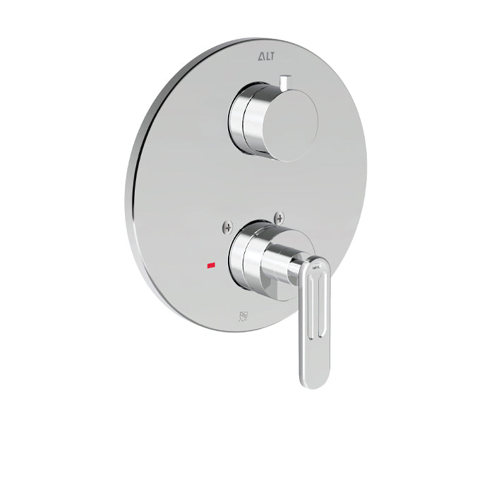 1840 Trim Set for Uniplex Pressure Balance Valve – 2-way Diverter (Shared)