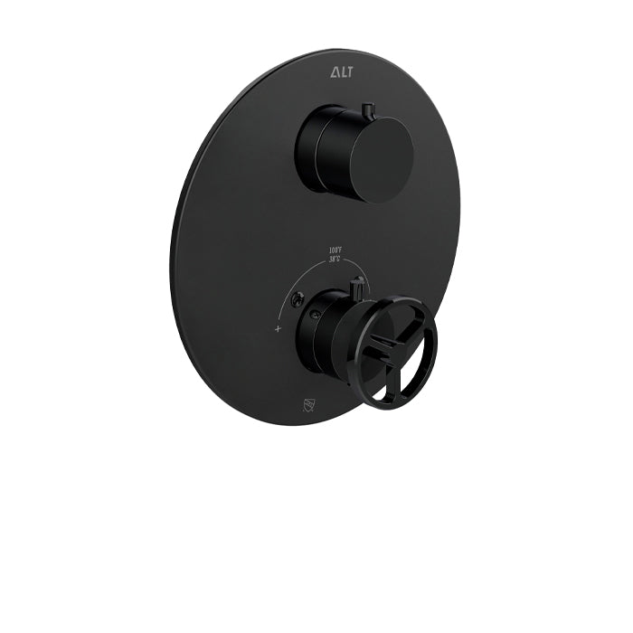 1840 Trim Set for Uniplex Thermostatic Valve – 2-way Diverter (Non-shared)