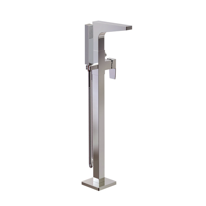 Riga Floormount Tub Filler with Handshower