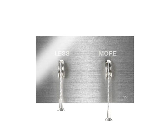 Less Is More Flush Plate