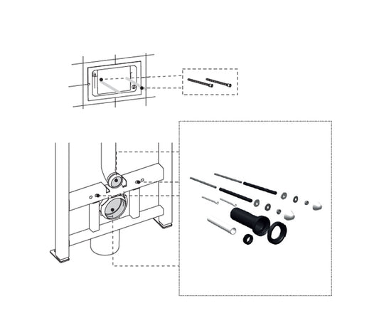 Longer Sleeves for Wall-Hung Toilet