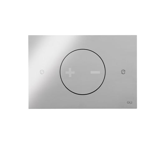 INO-X 02 Flush Plate – Brushed Stainless Steel