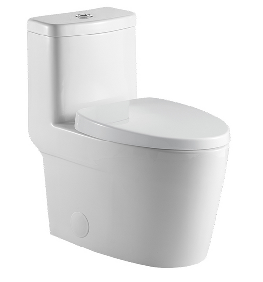 Zen 4.1/6L Dual Flush Elongated One-Piece Toilet – White