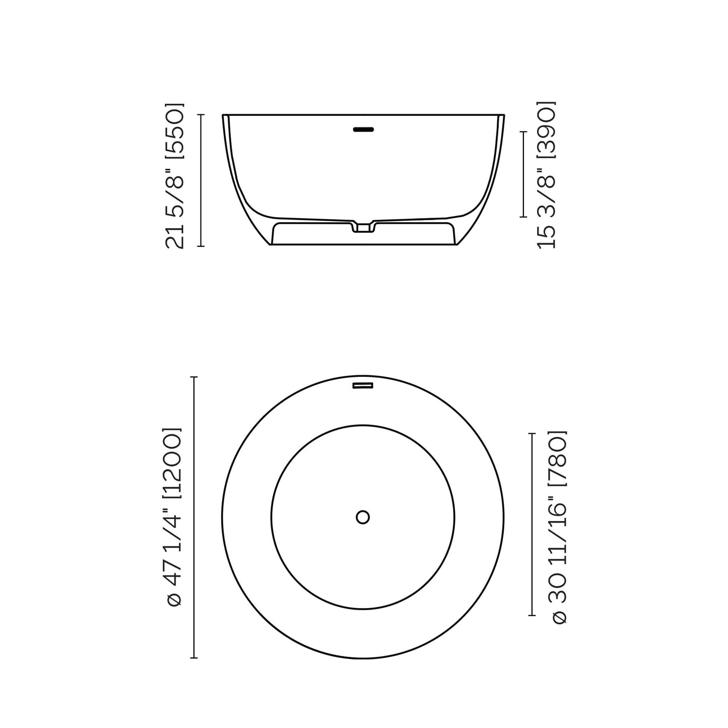 Centerpiece Freestanding Bathtub specs