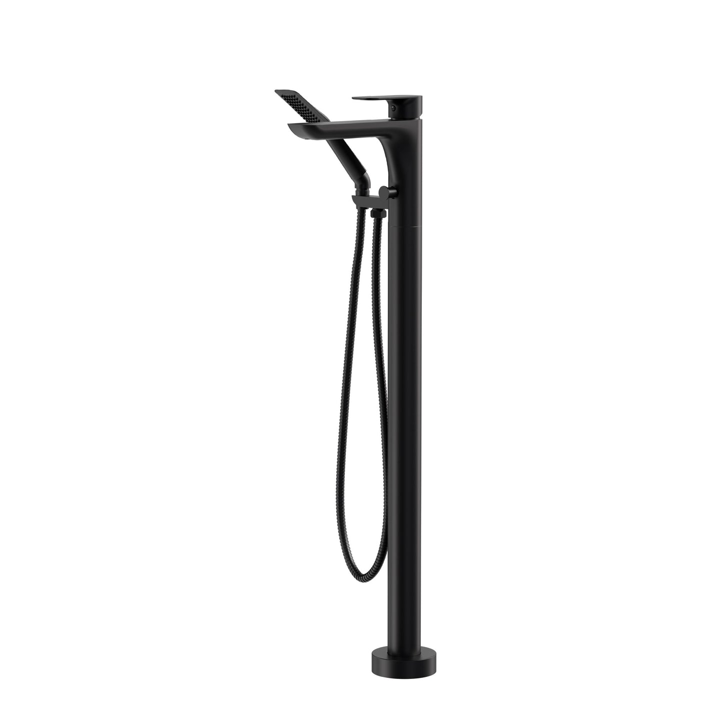 Must Floormount Tub Filler with Handshower – Electro Black