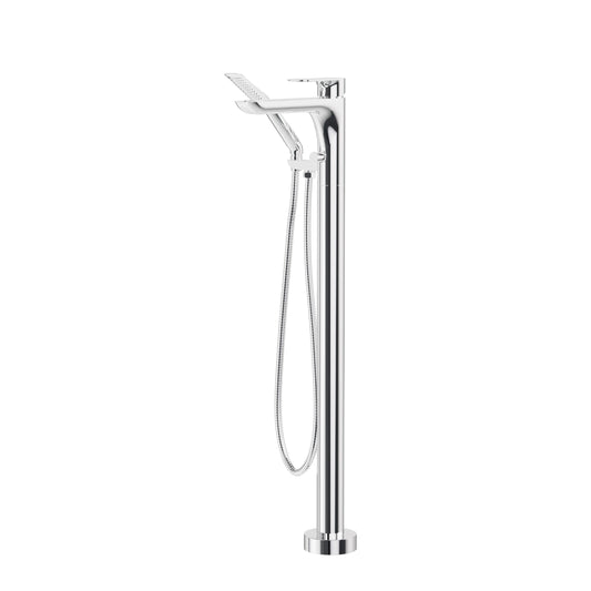 Must Floormount Tub Filler with Handshower – Polished Chrome