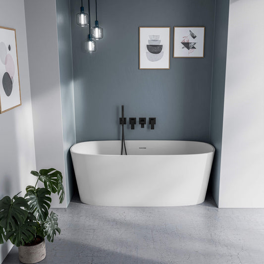 Fiftynine Freestanding Bathtub - Grey Matte