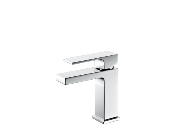Square Single Handle Bathroom Vanity Faucet