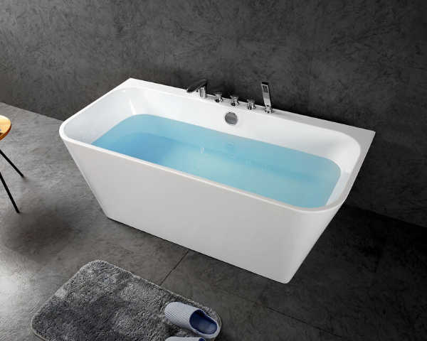 Freestanding Rectangular Tub, Acrylic