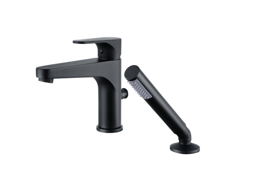 19544-B Noir Robinet de Bain