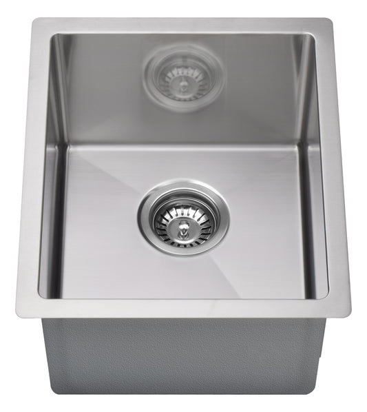 16in Single Stainless Steel Kitchen Sink