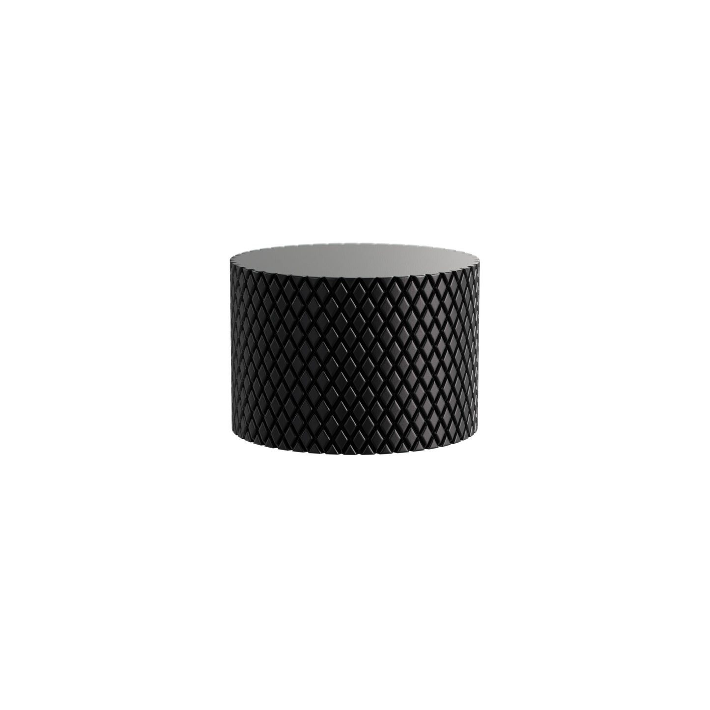 Umix Knurled Handle Base for 62316 (Widespread Faucet) – Set of 2 – Electro Black