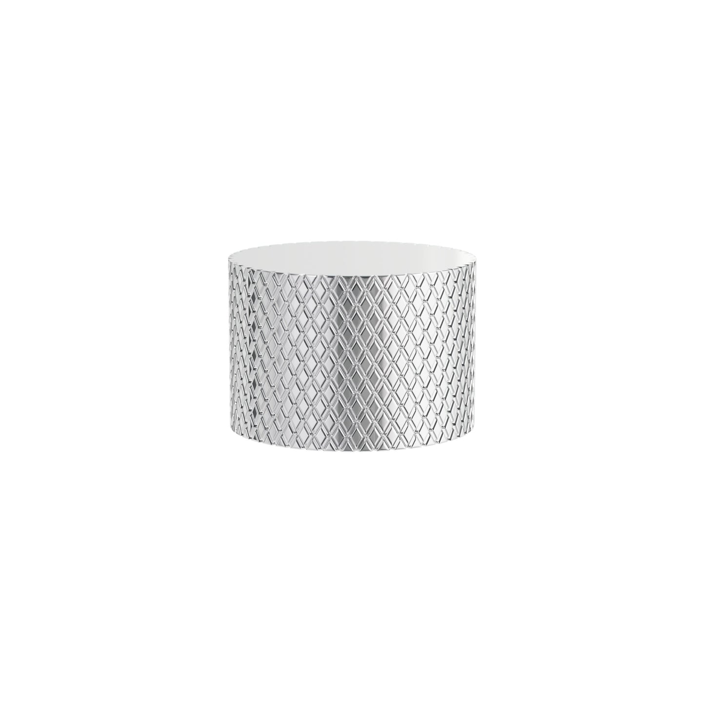 Umix Knurled Handle Base for 62316 (Widespread Faucet) – Set of 2 – Polished Chrome