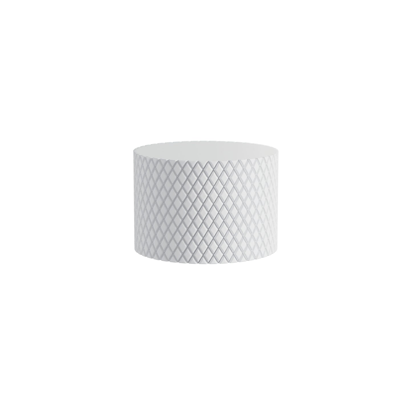Umix Knurled Handle Base for 62316 (Widespread Faucet) – Set of 2 – White