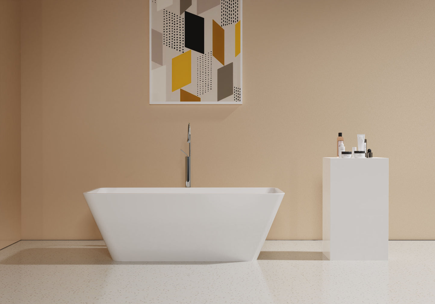 Rectangular Freestanding Tub in Acrylic