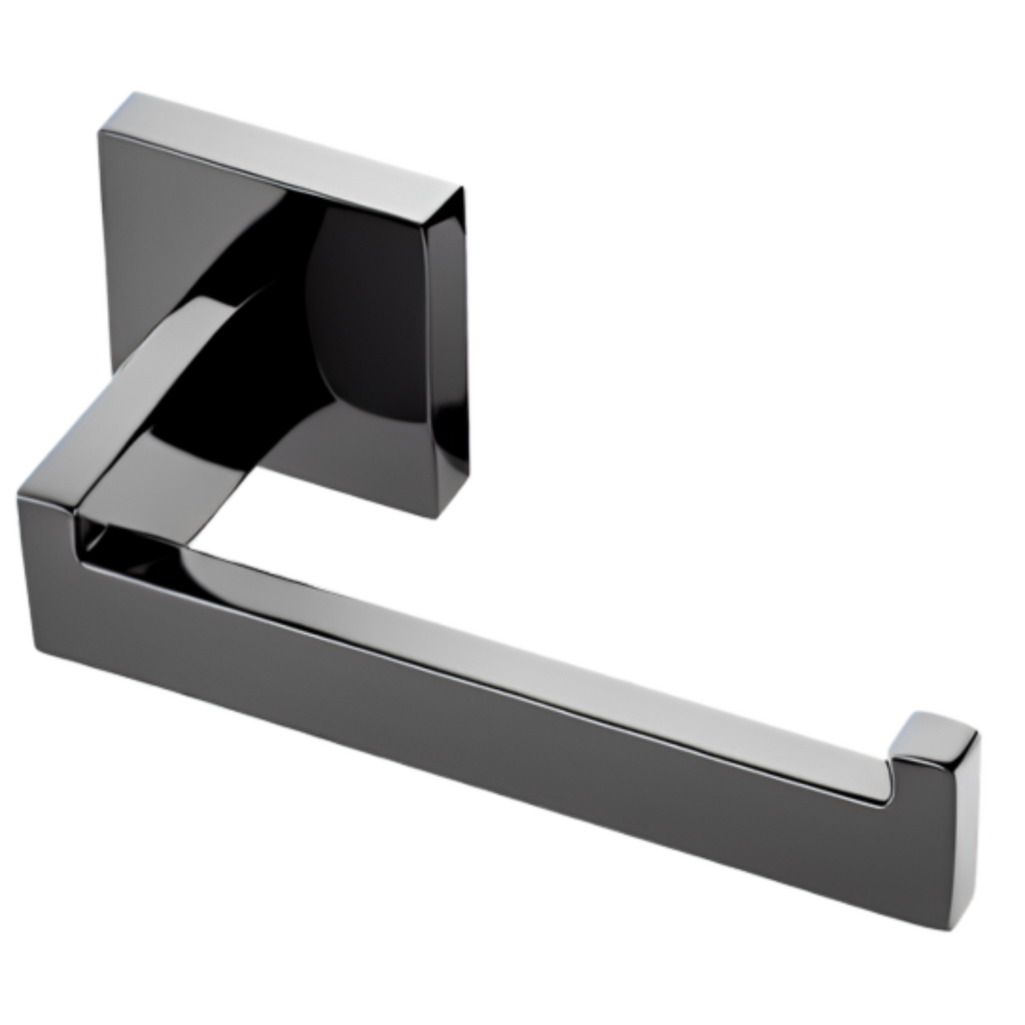 Matte Black Bathroom Toilet Paper Holder, Wall Mount Style