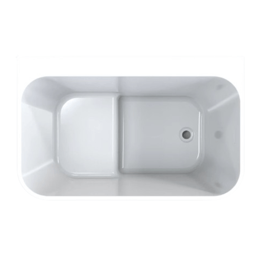 47in Compact Bathtub with Seat
