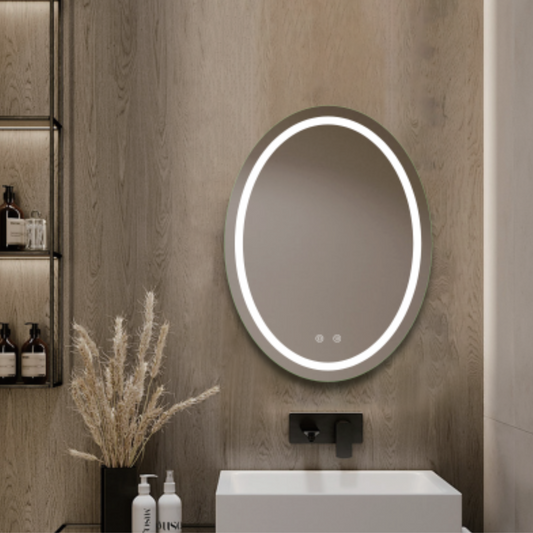 Miroir LED rond 24x32''