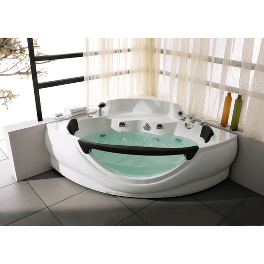 60in Corner Bathtub JetWave