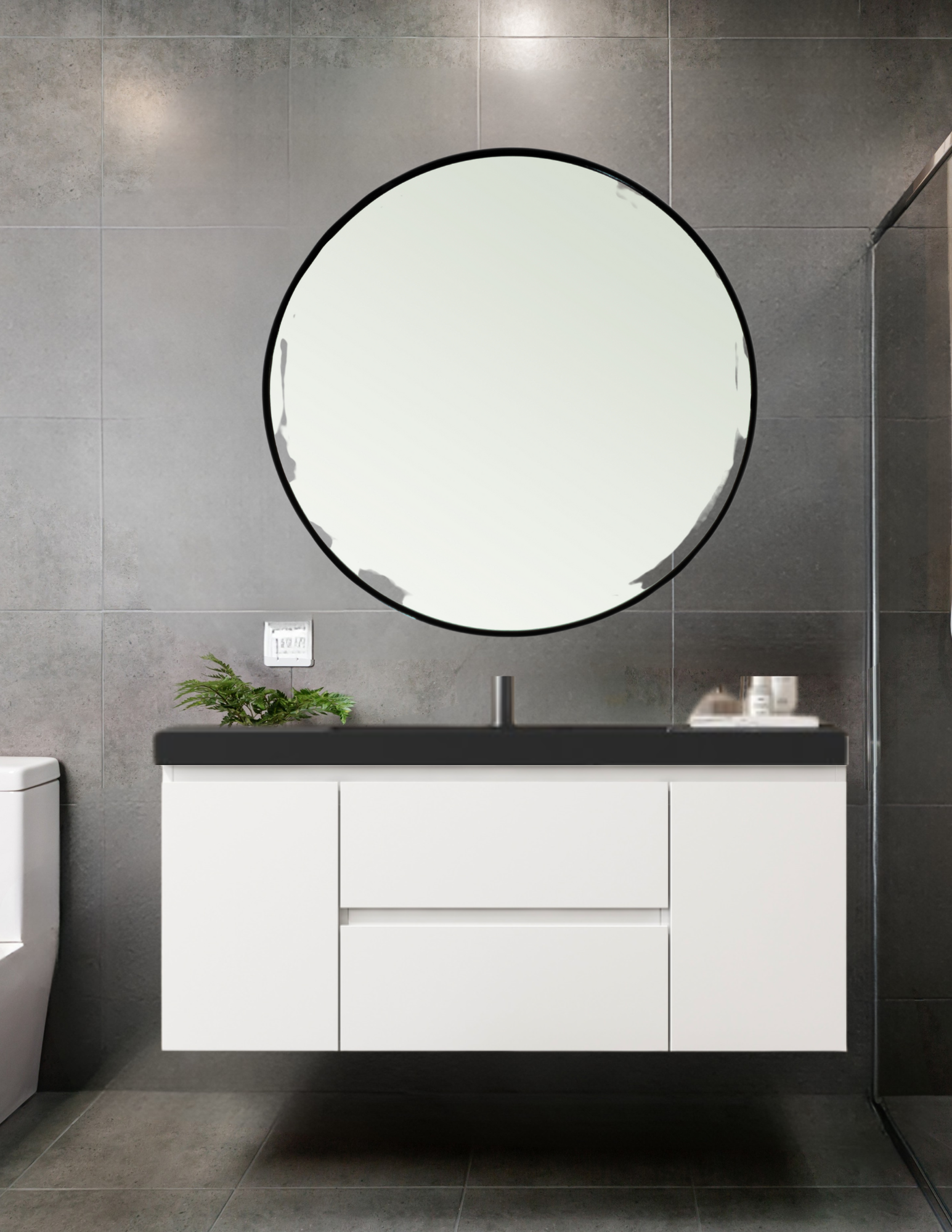 Eclipse MatteBlack Vanity
