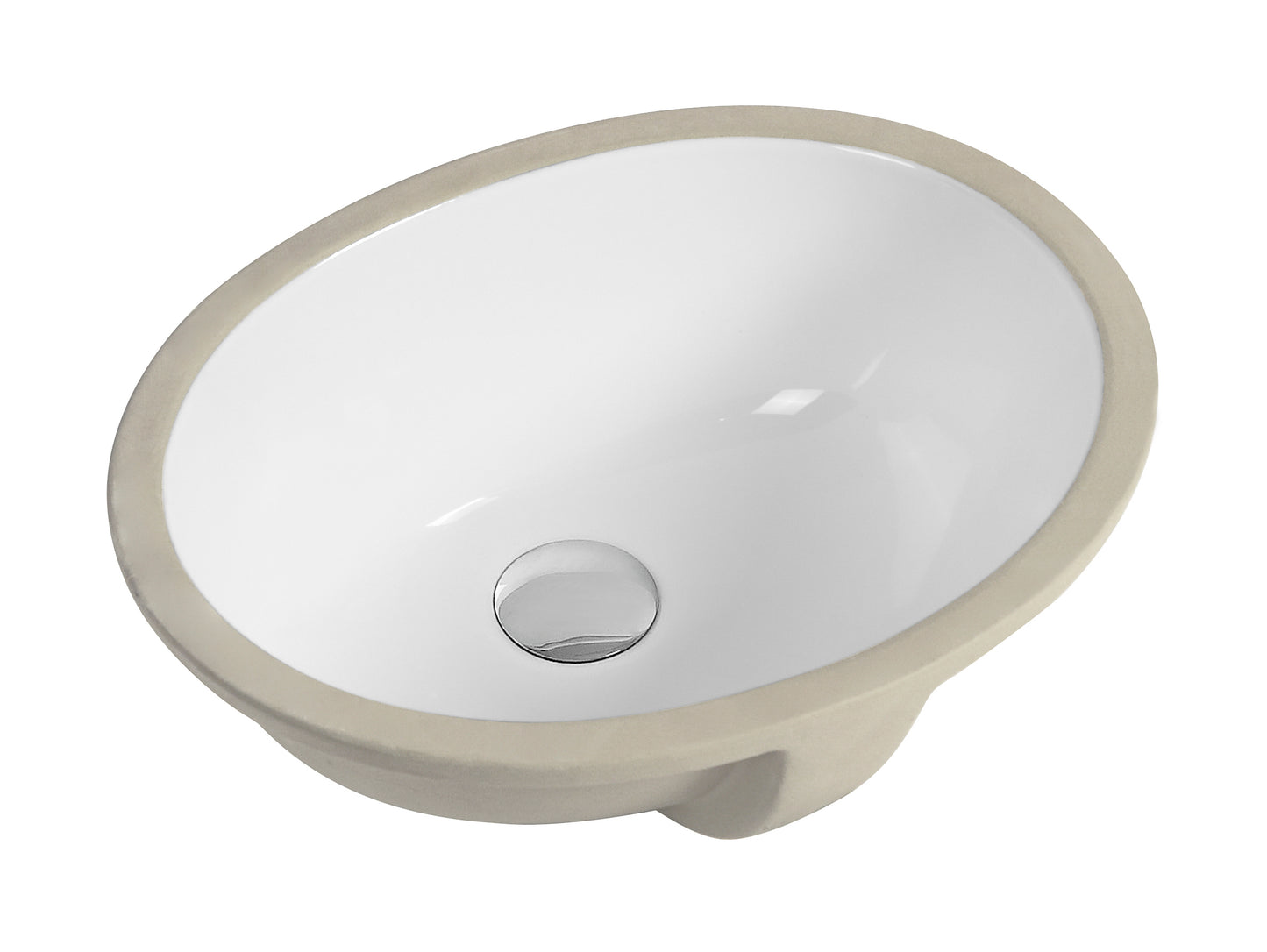 Undermount Porcelain Sink 16.7 x 13.3in