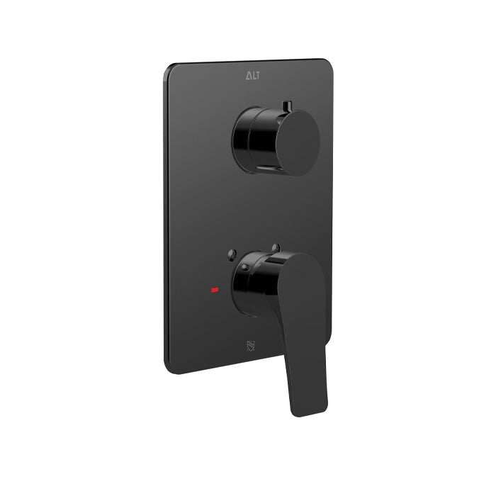 Via Dante Trim Set for Pressure Balance Valve – 3-way Diverter, Shared