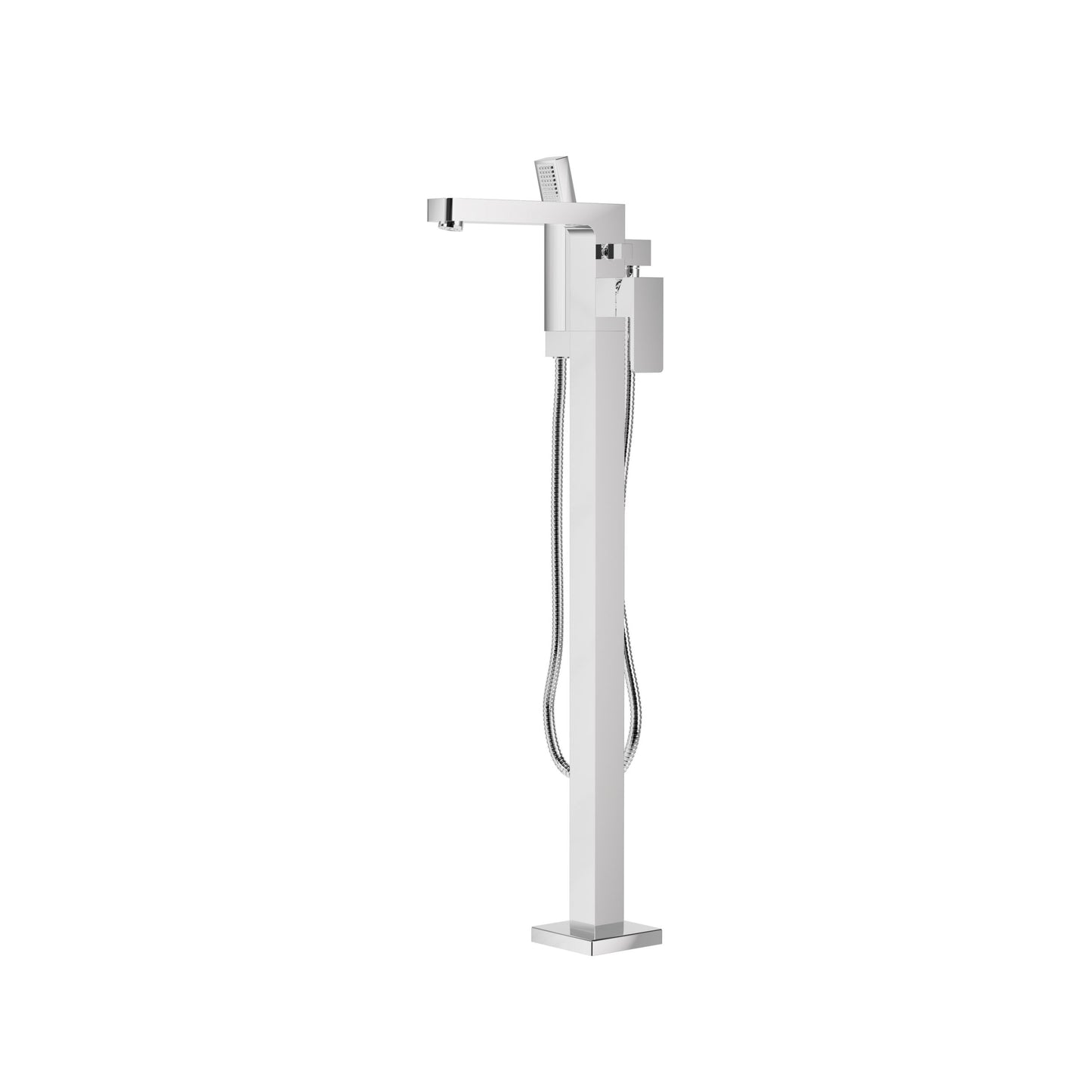 Madison Floormount Tub Filler with Handshower – Polished Chrome